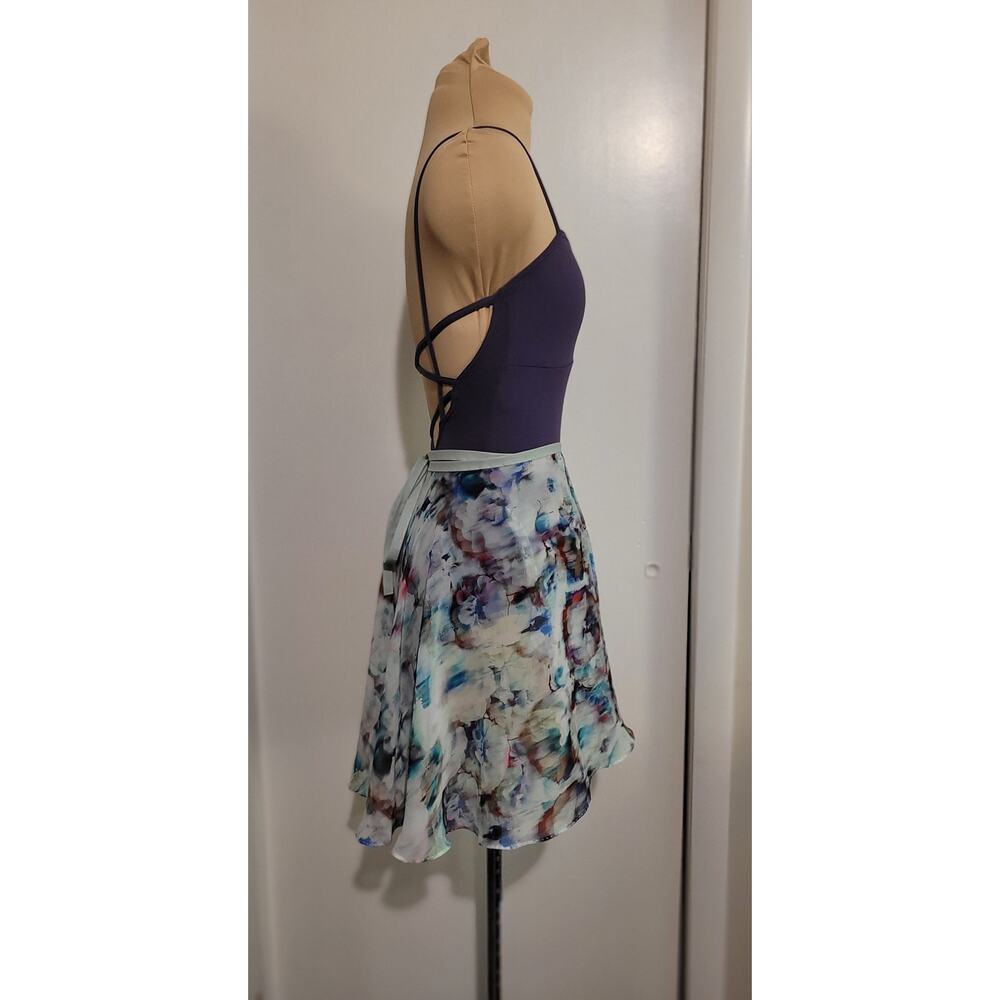 Vivace Dancewear - Floral Impressionist Chiffon Ballet Wrap Skirt